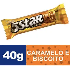 [AME R$1,39] Chocolate Star 40g - Caramelo e biscoito | R$ 1,99