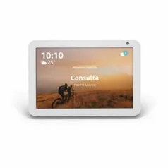 Echo Show 8 Amazon Smart Speaker Branca Alexa em Portugues com Tela de 8"