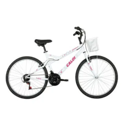 Bicicleta Caloi Aro 26 Ventura Branca 21 Marchas Passeio - R$399