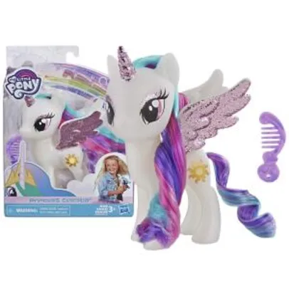 Figura, My Little Pony, E5964, Princesa Celestia - Hasbro, Branco R$ 45