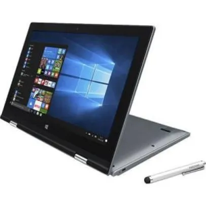 Notebook 2 em 1 Positivo Duo ZR3630 Intel Dual Core 4GB 32GB Tela LCD 11.6" Windows 10