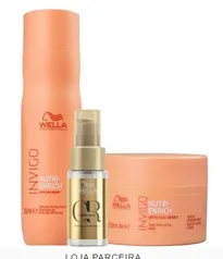 Kit Nutri Enrich Shampoo, Máscara e Oil Reflections - Wella ÚNICO