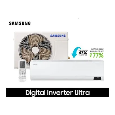 Ar Condicionado Split Hi Wall Samsung Digital Inverter Ultra 9.000 BTU/h Frio 220 Volts | R$1421