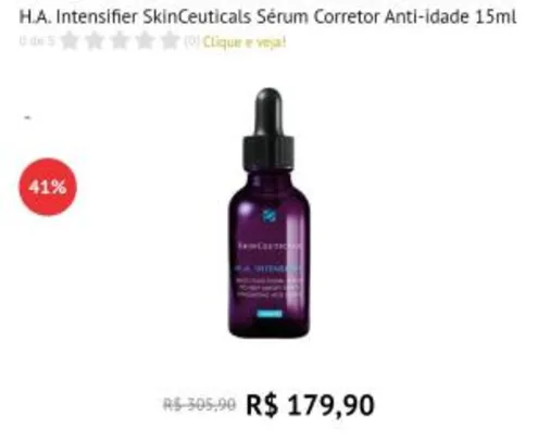 H.A. Intensifier SkinCeuticals Sérum Corretor Anti-idade 15ml