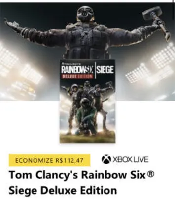 Tom Clancy's Rainbow Six® Siege Deluxe Edition - R$37