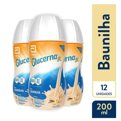 Suplemento Alimentar Glucerna SR Baunilha 200ml Kit 12 Uni (Venc 31/11)