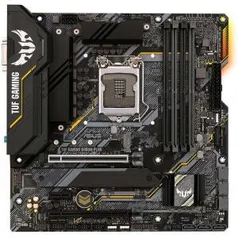 Placa Mãe Asus TUF GAMING B460M-PLUS, Chipset B460, Intel LGA 1200, mATX, DDR4 - R$872