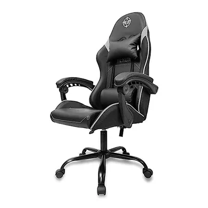 Cadeira Gamer TGT Heron TC, Preto e Cinza, TGT-HRTC-BL01