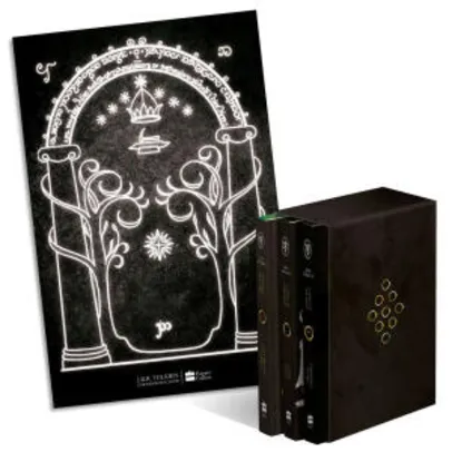 Box de Livros - Senhor Dos Anéis (3 Volumes) + Pôster - 1ª Ed. R$89