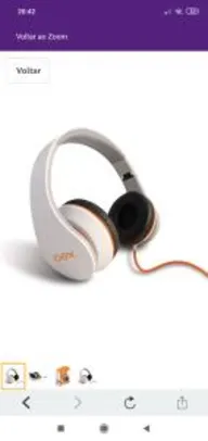 Headset Sense Hp100 Branco Oex - R$13