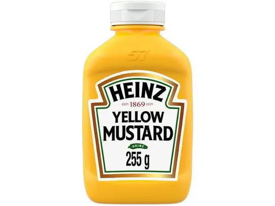 [APP + MAGALUPAY]Mostarda Amarela Tradicional Heinz 255g | R$4,85