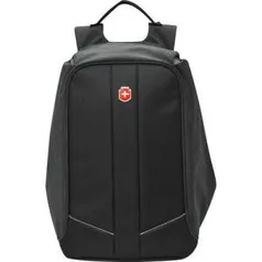 [40% de CASHBACK AME] Mochila Anti Furto para Notebook SWISSLAND - Impermeável USB Antifurto V - Preta