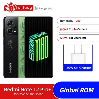 Smartphone Redmi Note 12 Pro+ 5G 8GB 256GB