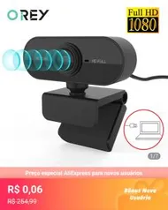 [Novos Usuários] Webcan 1080p HD completo com microfone.