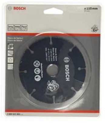 Disco de Corte Bosch Madeira para Serra-Mármore 110mm | R$28