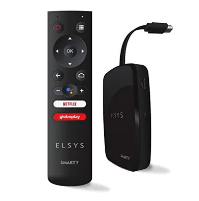 Receptor De TV Via Internet Full Hd Elsys ETRI01 Smarty, Preto