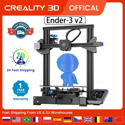 [Do Brasil] Impressora 3D Creality-Ender 3 V2, 