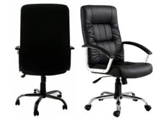 Cadeira Office Finlandek Presidente Plus com Função Relax e Regulagem de Altura - R$269