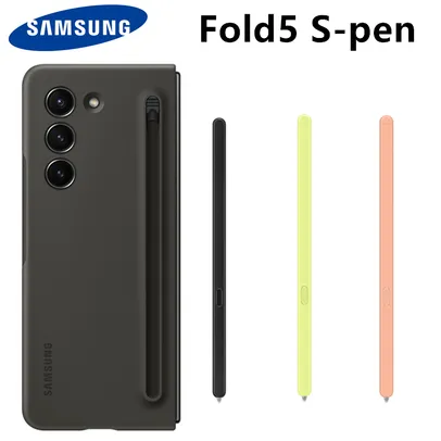 Estojo protetor original para Samsung Galaxy Z Fold 5, capa de silicone, S Pen, EF OF94P| | 