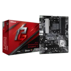 Placa Mãe ASRock B550 Phantom Gaming 4, Chipset B550, AMD AM4, ATX, DDR4, 90-MXBCY0-A0UAYZ