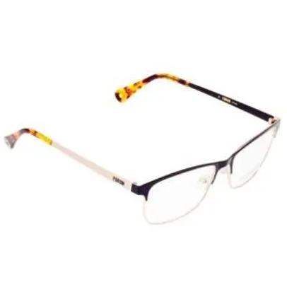 [PONTO FRIO] Armação de Óculos de Grau Forum - Preto/Dourado