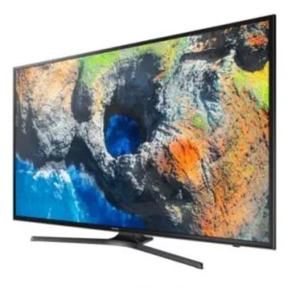 Smart TV LED 43" Samsung 43MU6100 UHD 4K HDR Premium com Conversor Digital 3 HDMI 2 USB 120Hz - R$ 1899