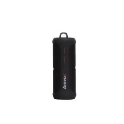 Caixa De Som Portátil Amvox Duo X Red Bluetooth Destacável A Prova D'água Ipx7 Bateria 20w | R$226