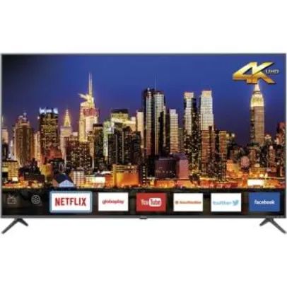 Smart TV LED 58" Philco PTV58F80SNS Ultra HD 4K Conversor Digital Integrado 4 HDMI 2 USB Wi-Fi com Netflix - Space Gray