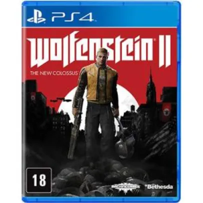 (Primeira compra / + de 9 meses sem comprar) Wolfenstein II: The New Colossus - PS4 - R$55,43