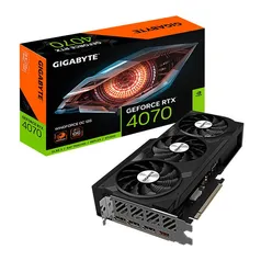 PLACA DE VIDEO GIGABYTE GEFORCE RTX 4070 WINDFORCE OC, 12GB, GDDR6X