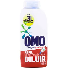 Sabão Líquido Concentrado Lavagem Perfeita Omo - Refil 500ml | R$16