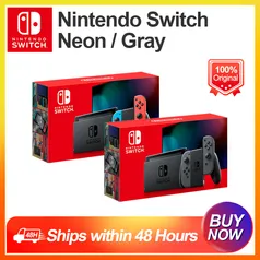 Nintendo Switch 32GB Neon 6.2 LCD Touch Screen 