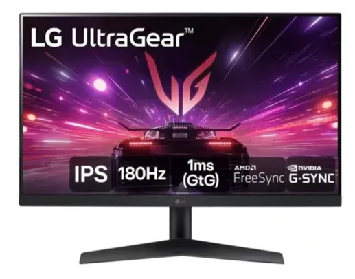 Monitor Gamer LG UltraGear 24” IPS 180Hz 1ms (GtG) NVIDIA G-SYNC AMD FreeSync HDR10 sRGB 99% - 24GS60F-B