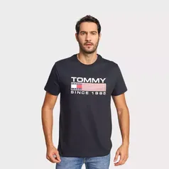 Camiseta Tommy Hilfiger Masculina Logo Estampada 1985