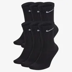 Meia Nike Everyday Cushioned (6 Pares)