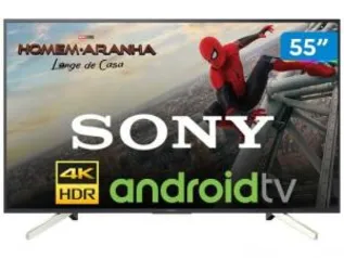 Smart Tv Sony 55 Polegadas 4k Hdr Android Kd-55x755f R$2.799