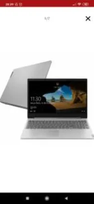 [R$1.955 AME+CC Americanas] Notebook Lenovo Ideapad S145 8ª Intel Core I5 8GB 1TB HD 15,6" W10 | R$2.172