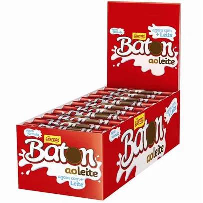 Chocolate Baton ao Leite com 30 - Garoto