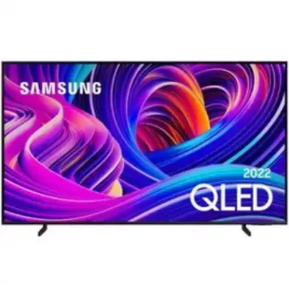 Smart TV Samsung 50 QLED 4K HDR Wifi Bluetooth HDMI USB Alexa e Google Assistente Preto - QN50Q60BAG