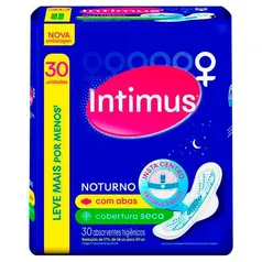 [2unid.] Absorvente Intimus Noturno com 30 unidades | R$10 cada