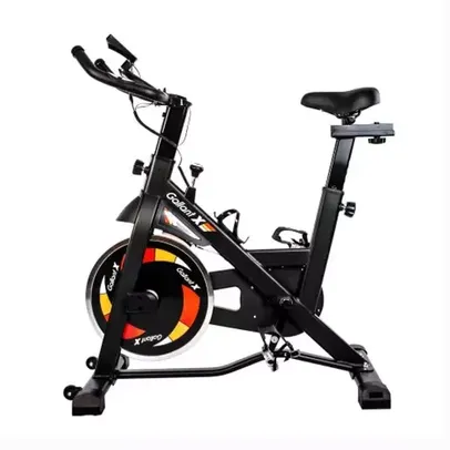 Bicicleta Ergométrica Gallant Elite X Spinning Roda de Inercia 8kg até 110kg Mecânica GSB08HBTA-PT