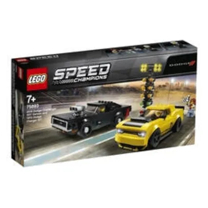 [R$156 AME] Lego Speed Champions - Dodge SRT Demon 2018 e Dodge 1970 Charger - Lego | R$180