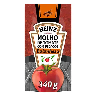 [REC+PRM LV 10 PG 1,90 CADA] Molho de Tomate Heinz Bolonhesa 340g