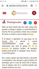 PRIMEIRA COMPRA R$10 de desconto acima de R$ 15 + frete grátis no Destemperados