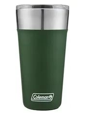 Copo térmico de aço inoxidável Coleman Brew, Heritage Green, 590 ml