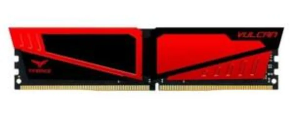 Memoria Team Group T-Force Vulcan 8GB (1x8) 2666MHz DDR4 Vermelho