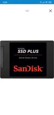 [App] SSD 120GB Plus - Sandisk - R$100
