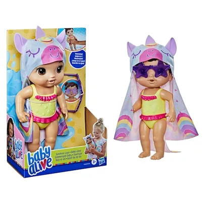 Boneca Baby Alive Hasbro Dia de Sol - Morena F2569