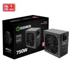 Fonte Gamer Atx 750w Real C Bpc/7400-b 24 Pinos Brazilpc