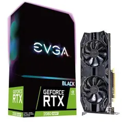 Placa de Vídeo EVGA NVIDIA GeForce RTX 2080 Super Black Gaming, 8GB, GDDR6 - 08G-P4-3081-KR